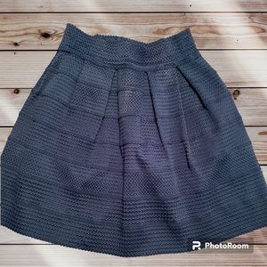 Sassy black mini skirt